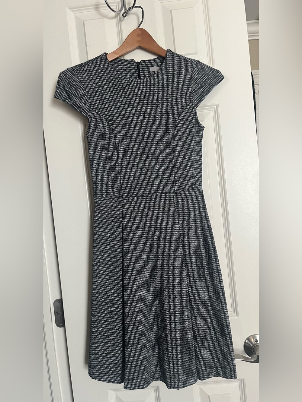 Charcoal Grey Vintage 50s Style Mod Dress